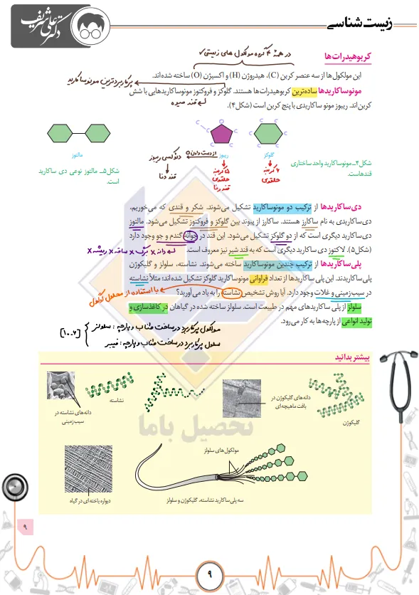 علی شریف کلاسینو 3 جزوه زیست دهم علی شریف 2