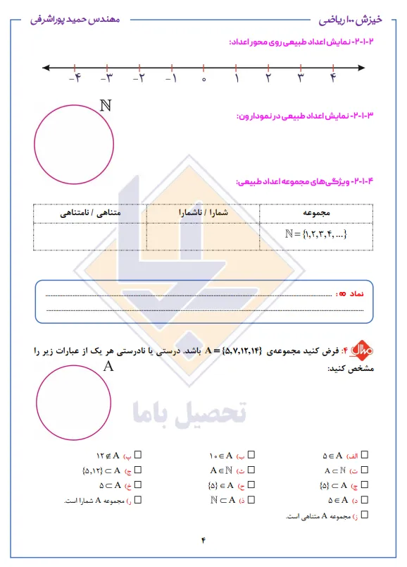 حمیدرضا پوراشرفی کلاسینو 4 جزوه ریاضی دهم حمیدرضا پوراشرفی 3